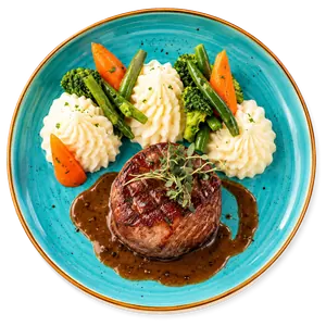 Filet de bœuf sauce au poivre et purée maison — Le Pavé, Guéliz Marrakech